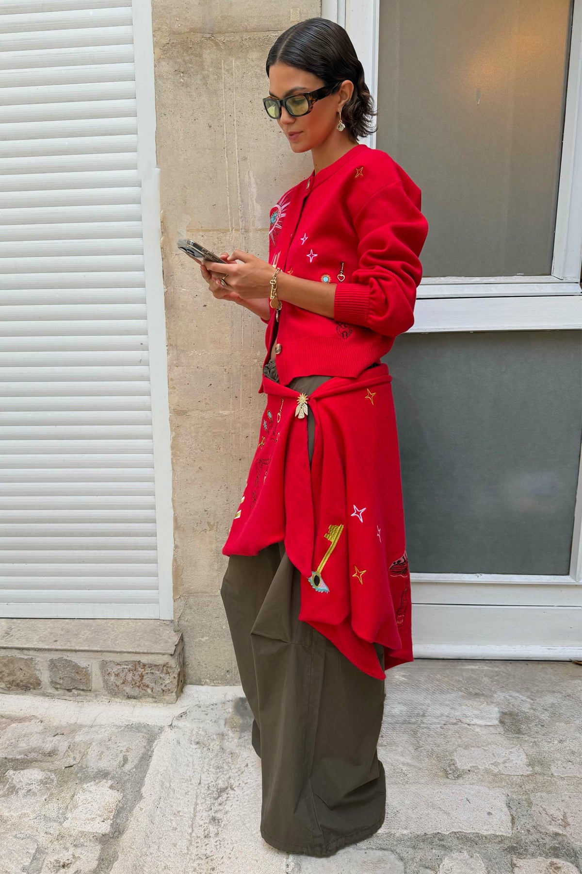 Never Fully Dressed Value - Red Amore Forrest Cardigan