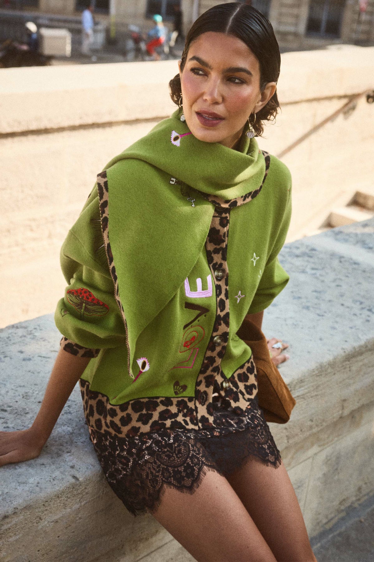 Never Fully Dressed Classic - Olive Amore Forrest Cardigan