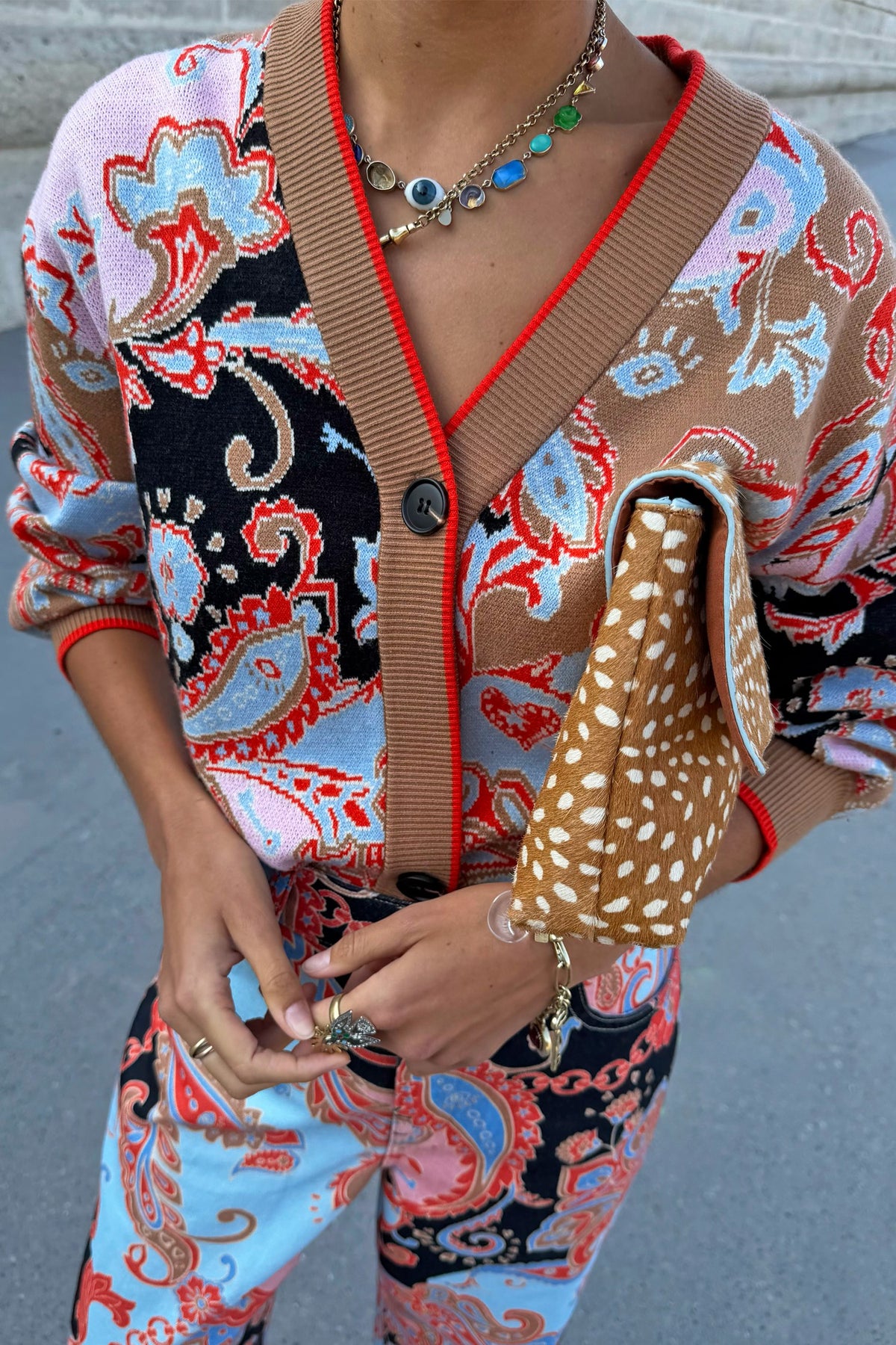 Never Fully Dressed Classic - Paisley Martha Cardigan