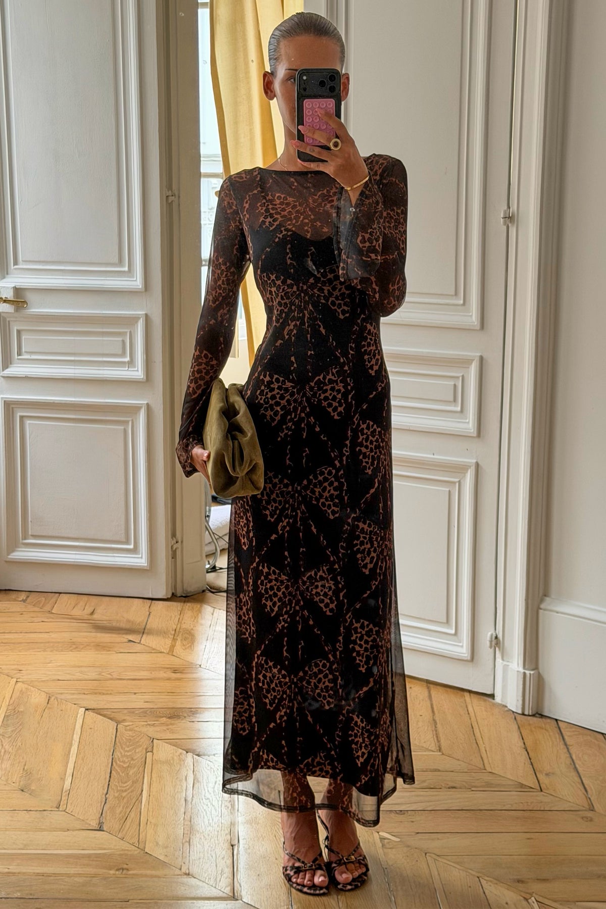 Never Fully Dressed Recommended - Black Bow Aria Mesh Dress