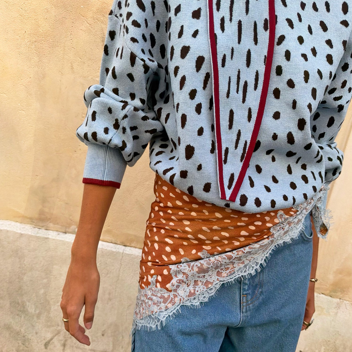 Never Fully Dressed Customer Favorite - Deer Bandana with Lace