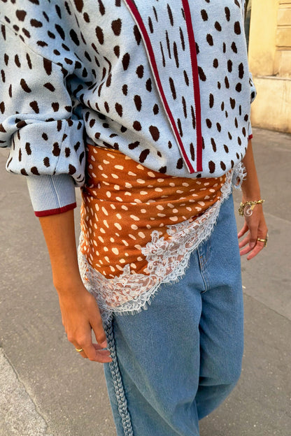Never Fully Dressed Customer Favorite - Deer Bandana with Lace