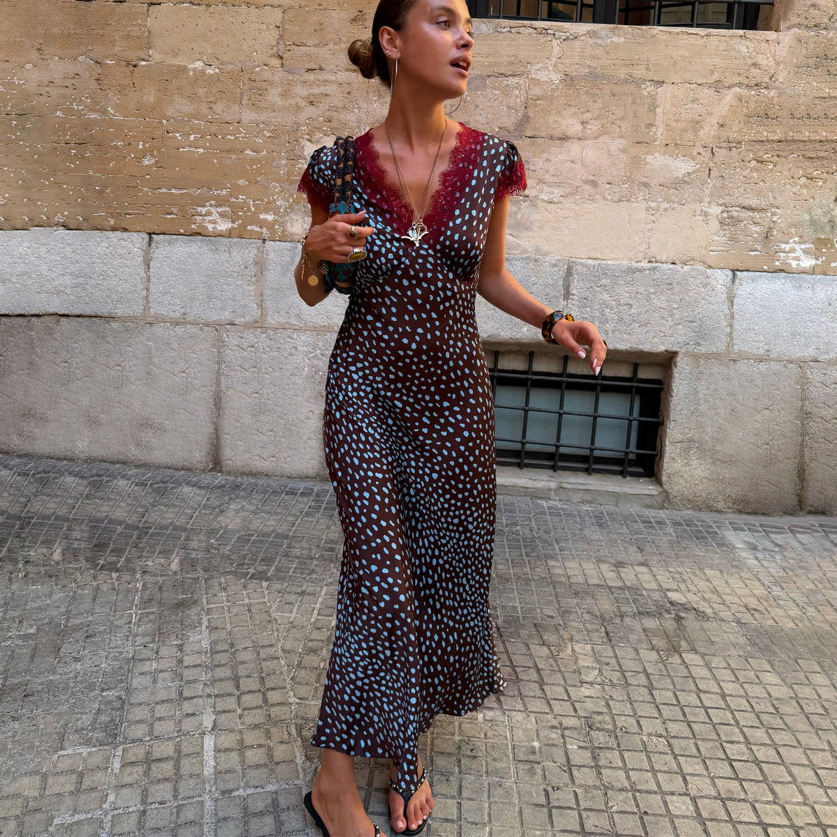 Never Fully Dressed Special Offer - Chocolate Deer Olivia Dress