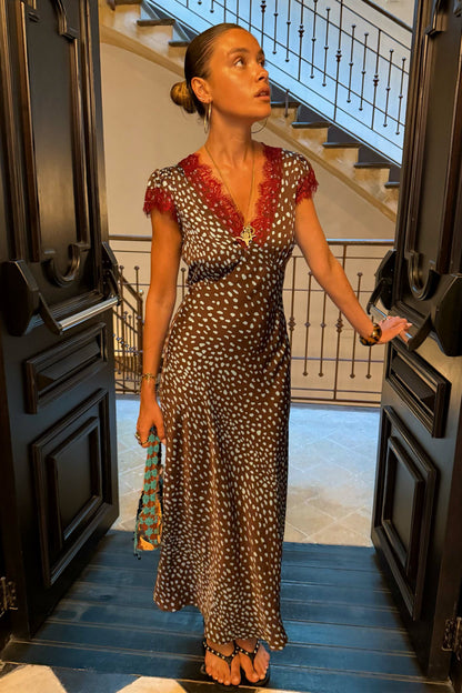 Never Fully Dressed Special Offer - Chocolate Deer Olivia Dress