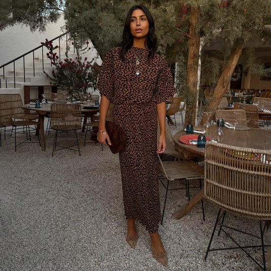Never Fully Dressed Everyday - Lucia Leopard Tilly Dress