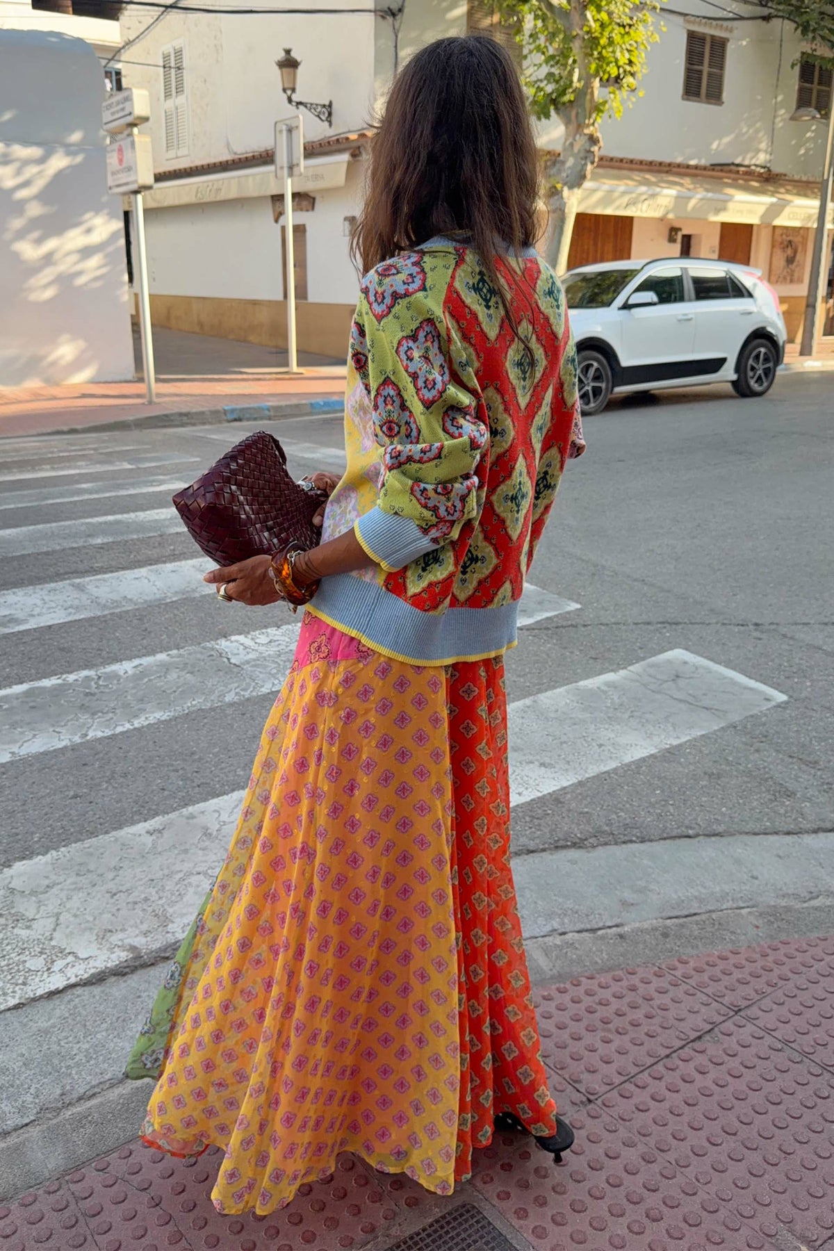 Never Fully Dressed Quality - Pink Mix Tile Cheryl Cardigan