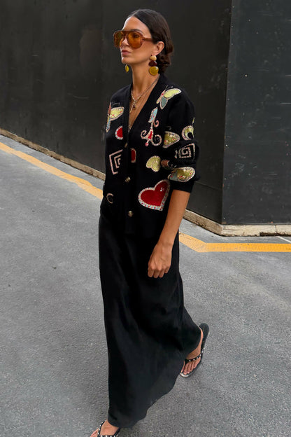 Never Fully Dressed Quality - Black Astra Hannah Cardigan