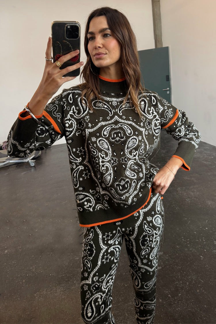 Never Fully Dressed Latest - Khaki Bandana Dana Jumper
