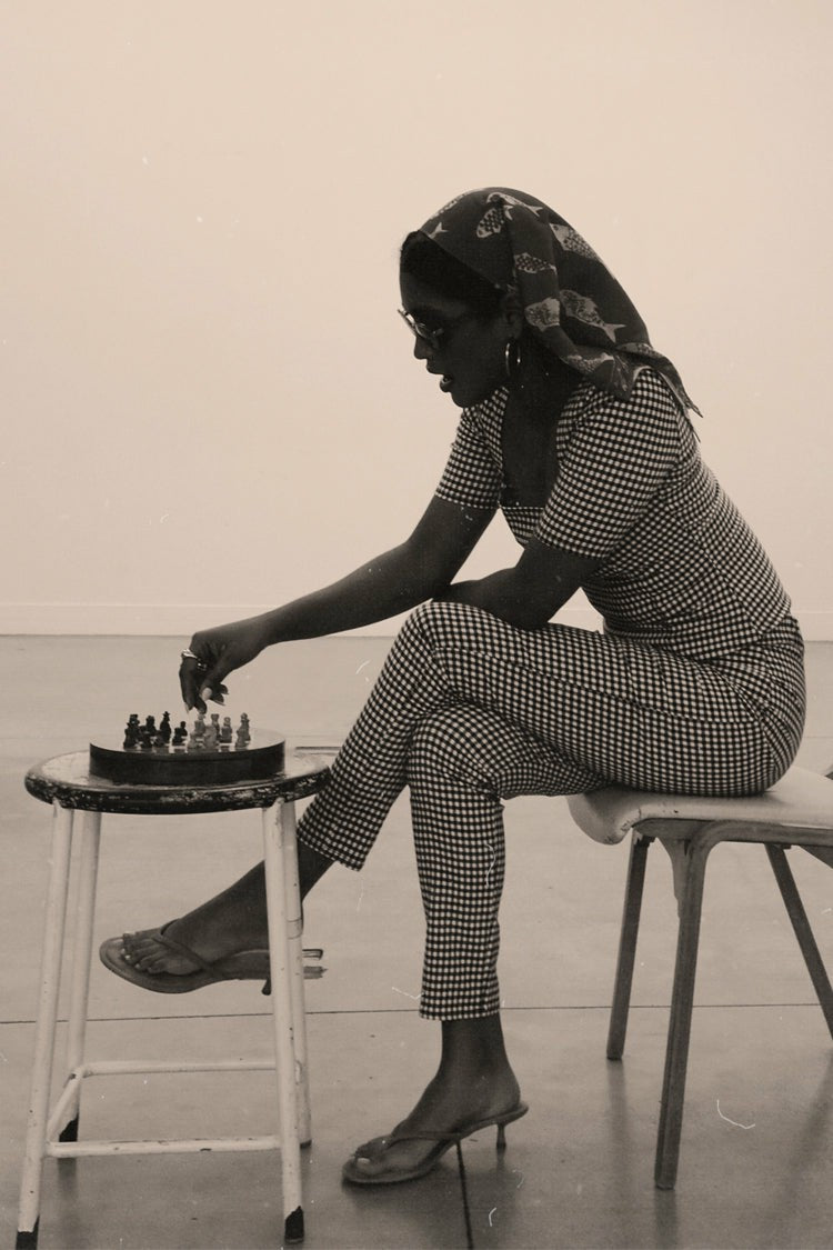 Never Fully Dressed Signature - Gingham Trousers Co-ord