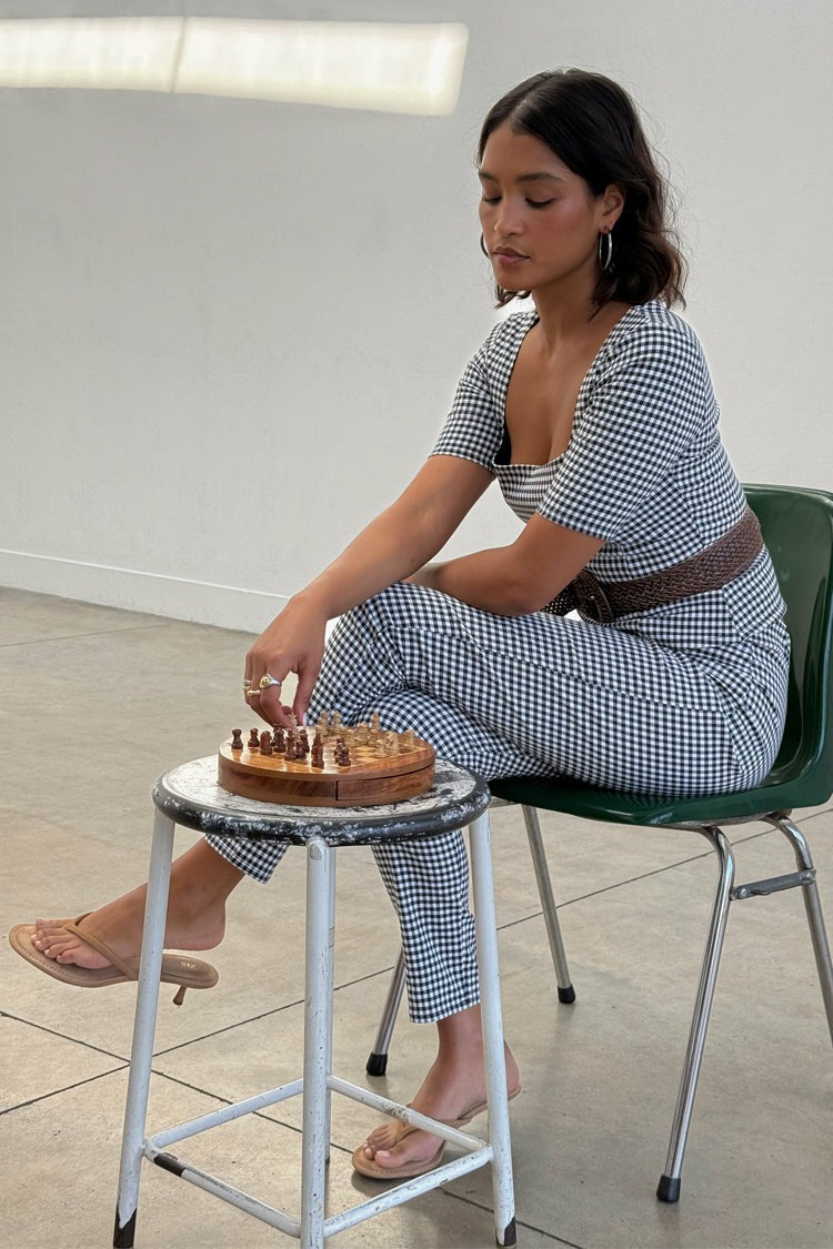 Never Fully Dressed Signature - Gingham Trousers Co-ord