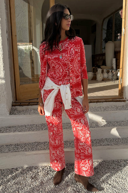 Never Fully Dressed Best Seller - Red Bandana Jeans  London
