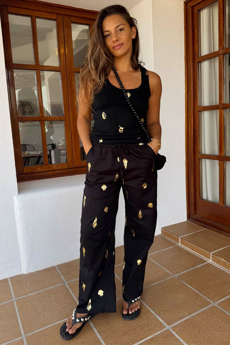 Never Fully Dressed Essential - Black Shell Elissa Trousers