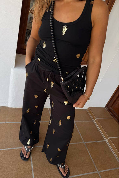 Never Fully Dressed Essential - Black Shell Elissa Trousers