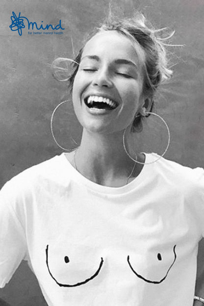 Never Fully Dressed Featured - Boob T-shirt - £5 to Mind
