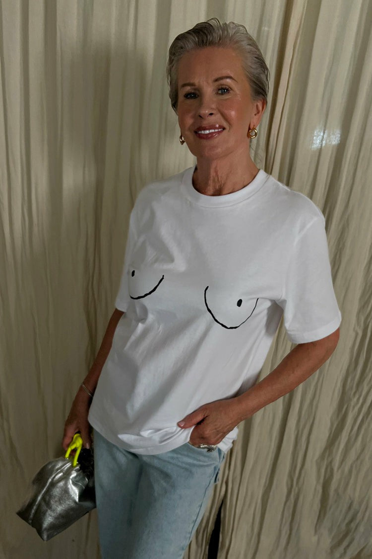 Never Fully Dressed Featured - Boob T-shirt - £5 to Mind