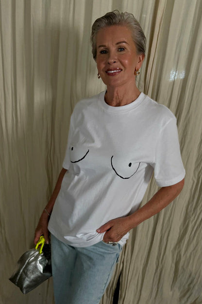 Never Fully Dressed Featured - Boob T-shirt - £5 to Mind