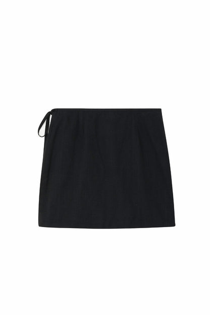 Never Fully Dressed Best Seller - Black Beaded Mirror Skirt