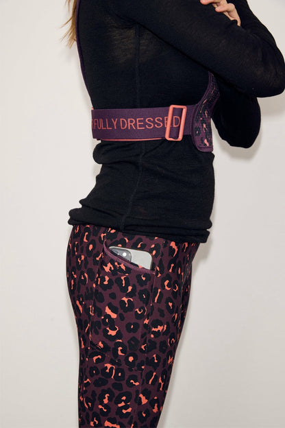 Never Fully Dressed Premium - Leopard Running Bag