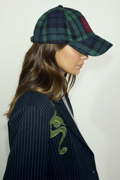Never Fully Dressed Customer Favorite - Navy Tartan NFD Cap