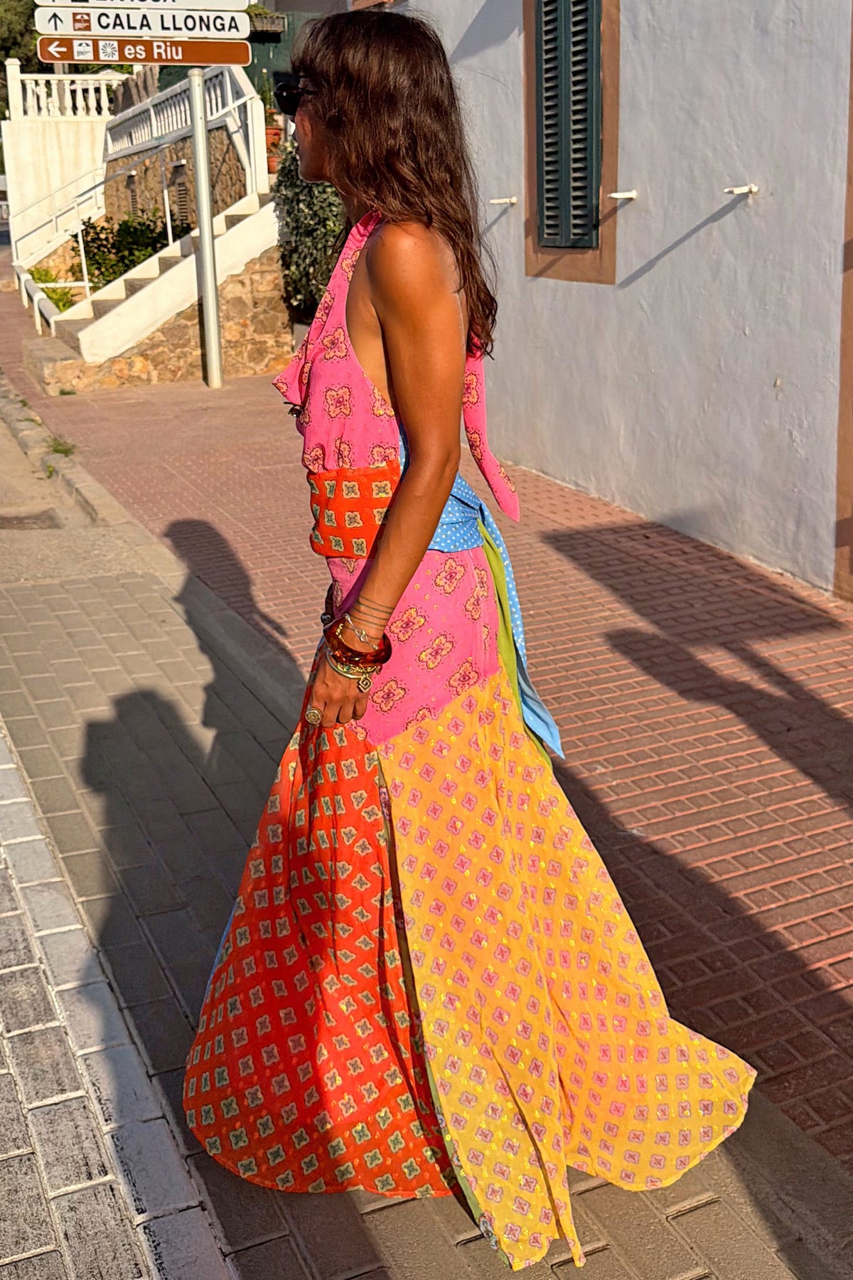 Never Fully Dressed Exclusive - Pink Mix Tile Skirt Petite