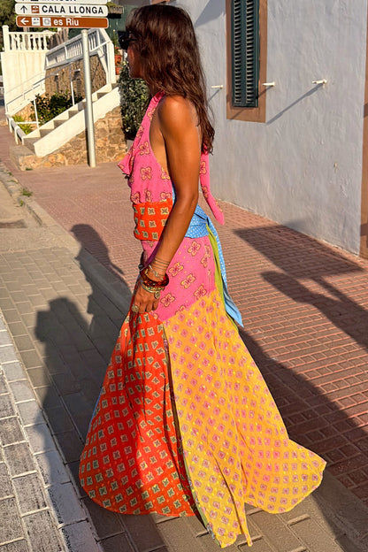 Never Fully Dressed Exclusive - Pink Mix Tile Skirt Petite