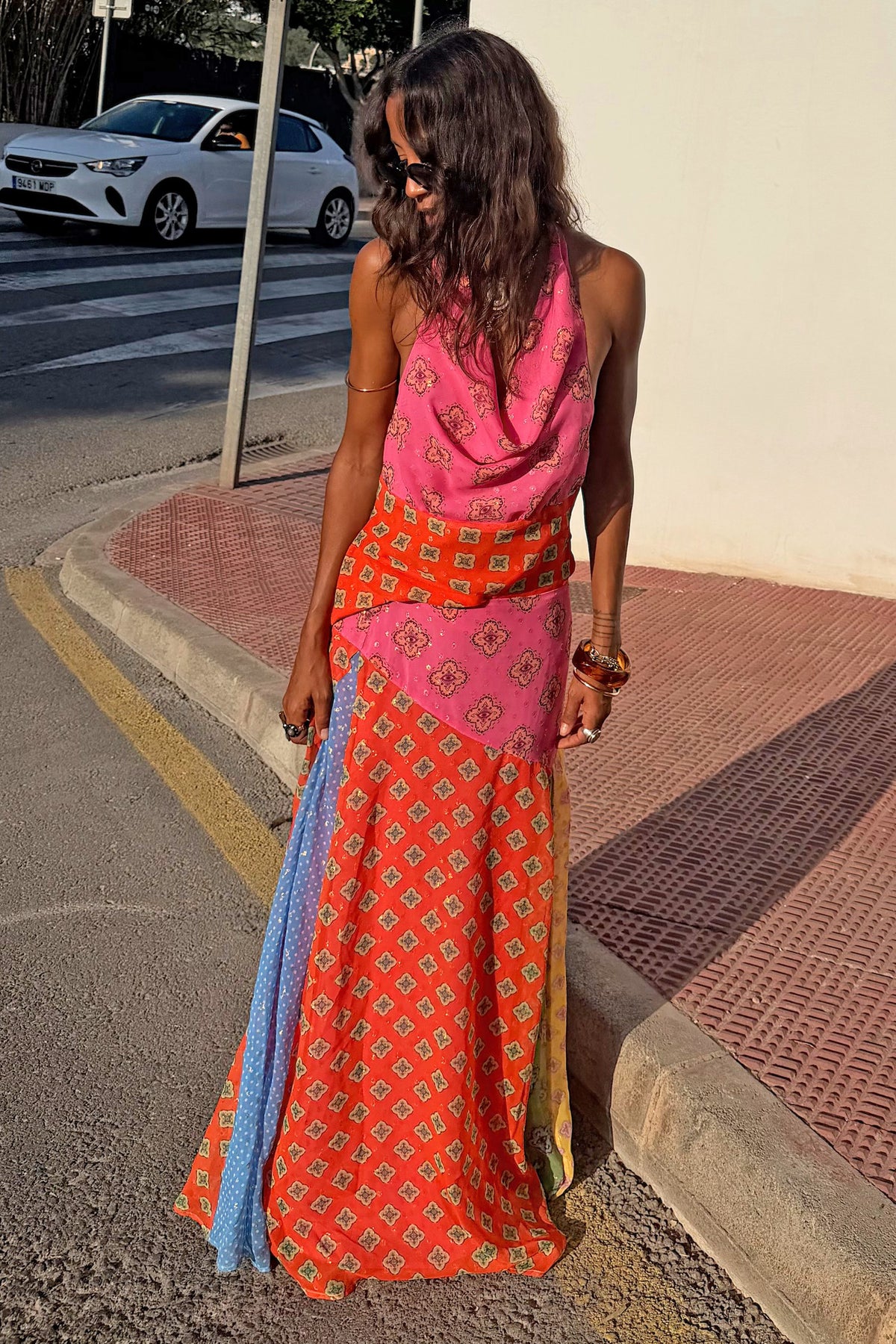 Never Fully Dressed Exclusive - Pink Mix Tile Skirt Petite
