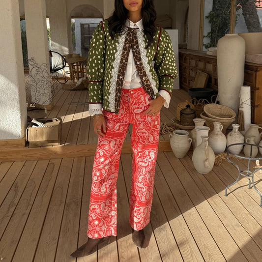 Never Fully Dressed Value - Red Bandana Jeans Petite