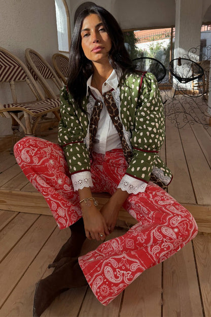 Never Fully Dressed Value - Red Bandana Jeans Petite