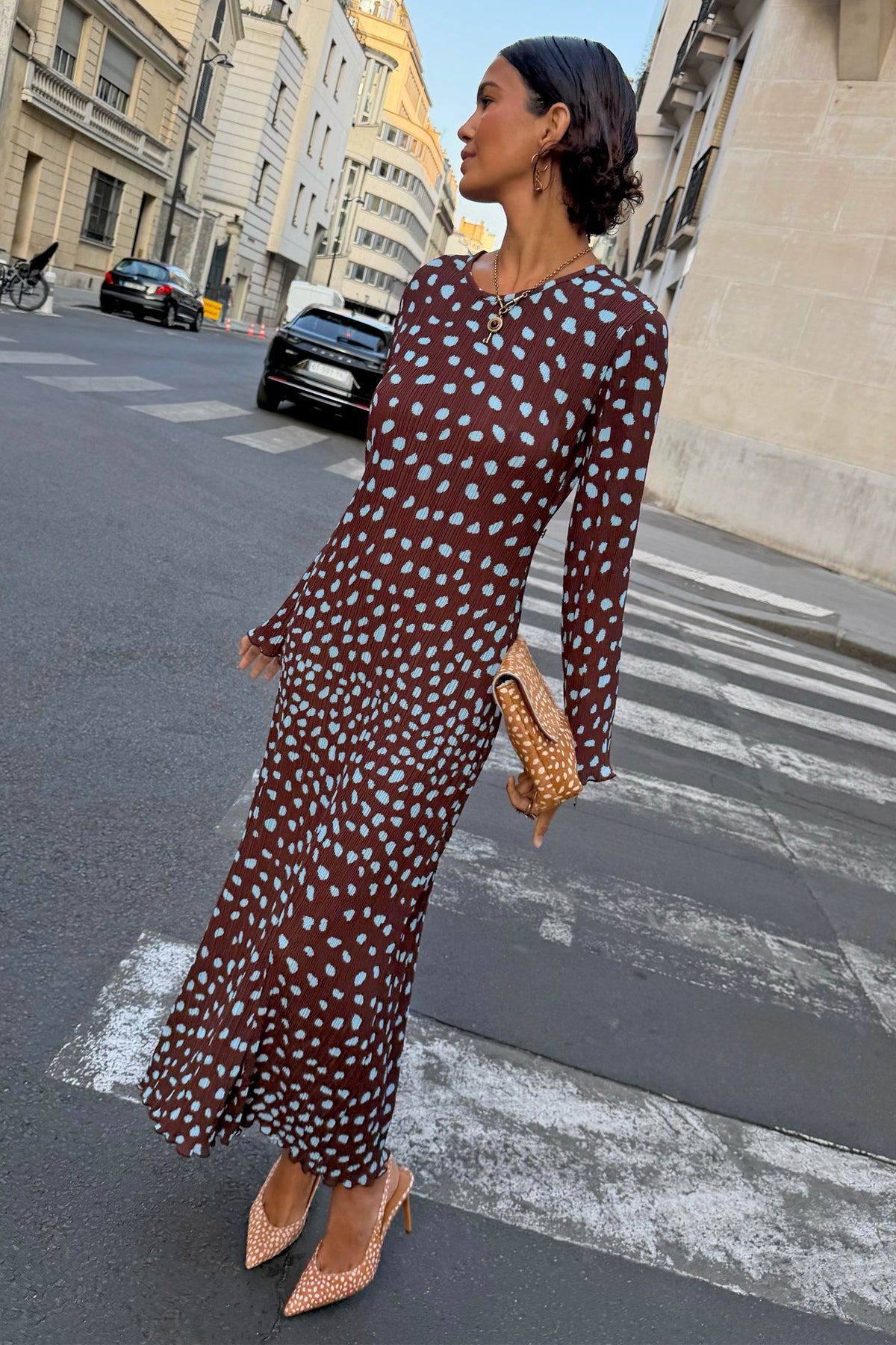 Never Fully Dressed Signature - Chocolate Deer Gaia Dress Petite