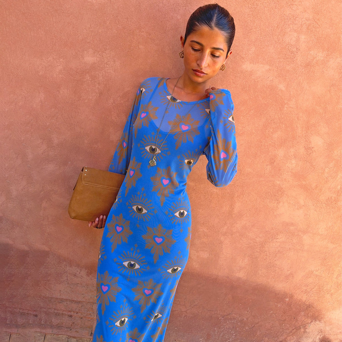 Never Fully Dressed Value - Blue Eye Mesh Dress Petite