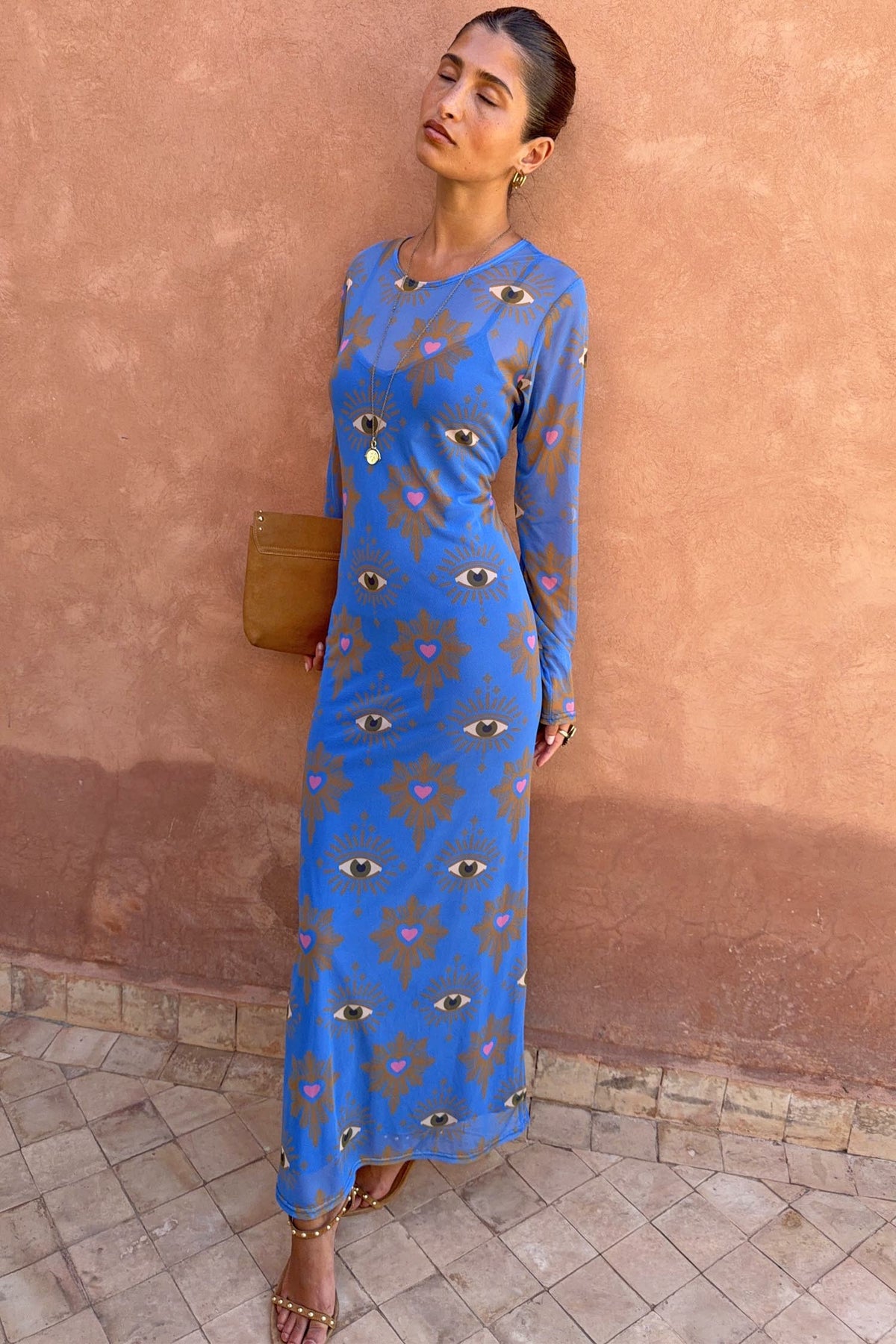 Never Fully Dressed Value - Blue Eye Mesh Dress Petite