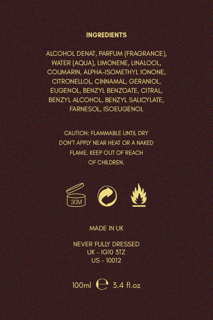 Never Fully Dressed Quality - NFD Eau de Parfum 001 10ml