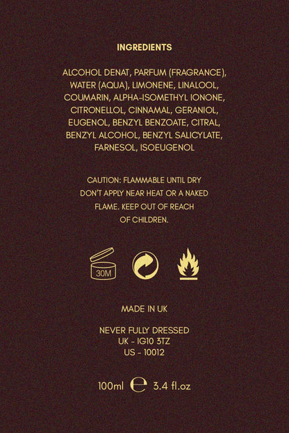 Never Fully Dressed Quality - NFD Eau de Parfum 001 10ml